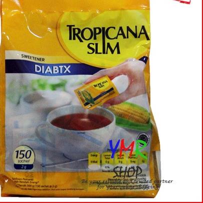 

➽ Gula Tropicana Slim Diabtx Sweetener Jagung Diet 150 Sachet Halal ►