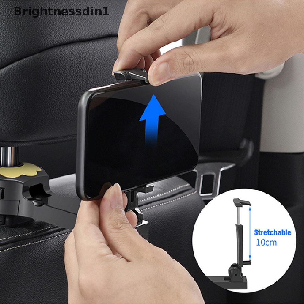 [Brightnessdin1] Headrest Mobil hook phone bracket Dudukan Sandaran Penyimpanan hook phone bracket Klip Mobil Butik