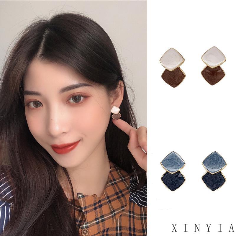 【COD】Temperamen Anting Sambungan Sederhana Kepribadian Manis Anting Kecil Serbaguna S925 Perak