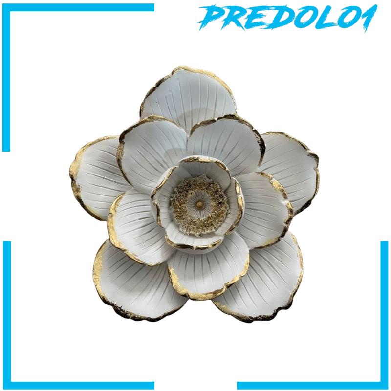 [Predolo1] 3d Flowers Decor Bunga Hiasan Dinding Wall Art Patung Untuk Rumah Restoran