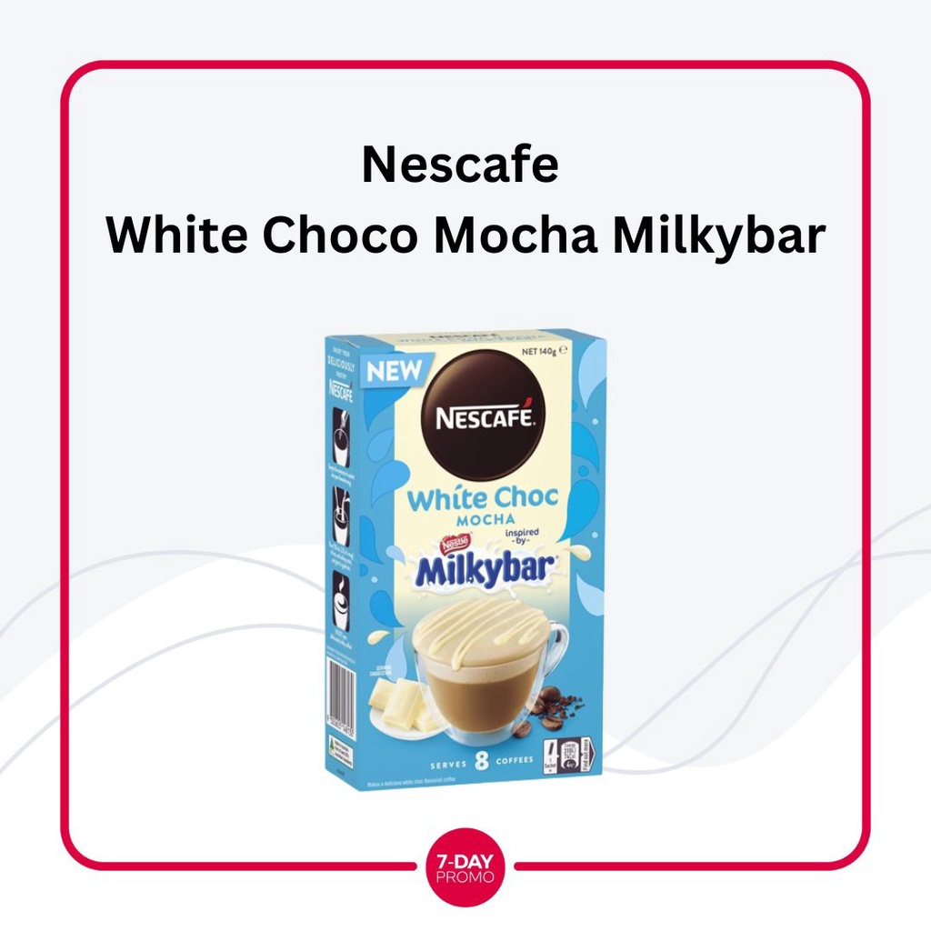 Nescafe White Choco Mocha Milkybar Coffee 8 Sachets