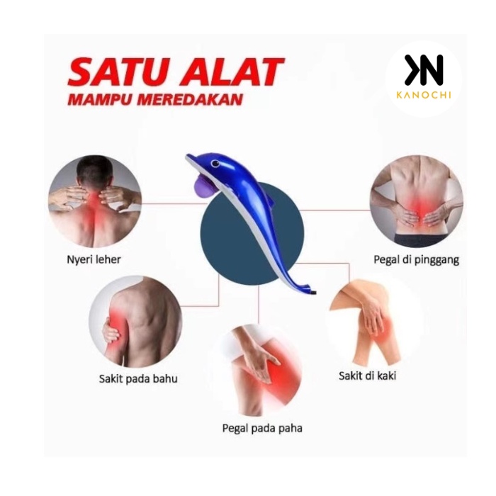 Alat Pijat Elektrik Terapi Infrared Dolphin Massager