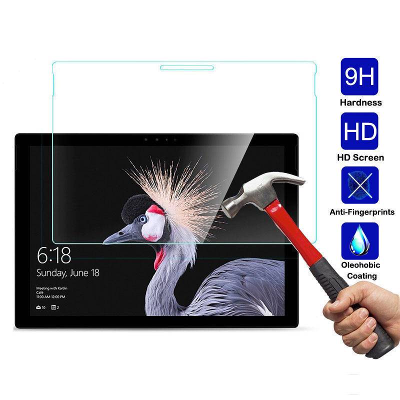 For Surface Laptop Book Go 1 2 3 4 5 9H Tempered Glass Pelindung Layar Kaca Film Pelindung Anti Gores Untuk Microsoft Surface Pro 3 4 5 6 7 8 9x2021 10.8 12.3 13.0 Inch