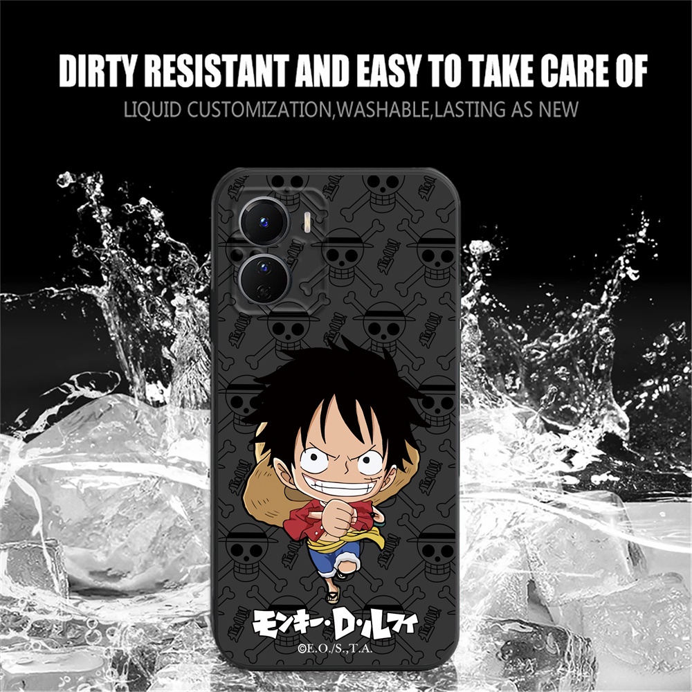 Oppo A17 A57 2022 A15 A16 A16K A54 A53 A12 A5S A7 A3S A11k A31 A52 A92 A94 A93 A37 F9 A1K Reno 7 6 5F 4F One Piece Luffy Soft Silicone Case Cover DGX