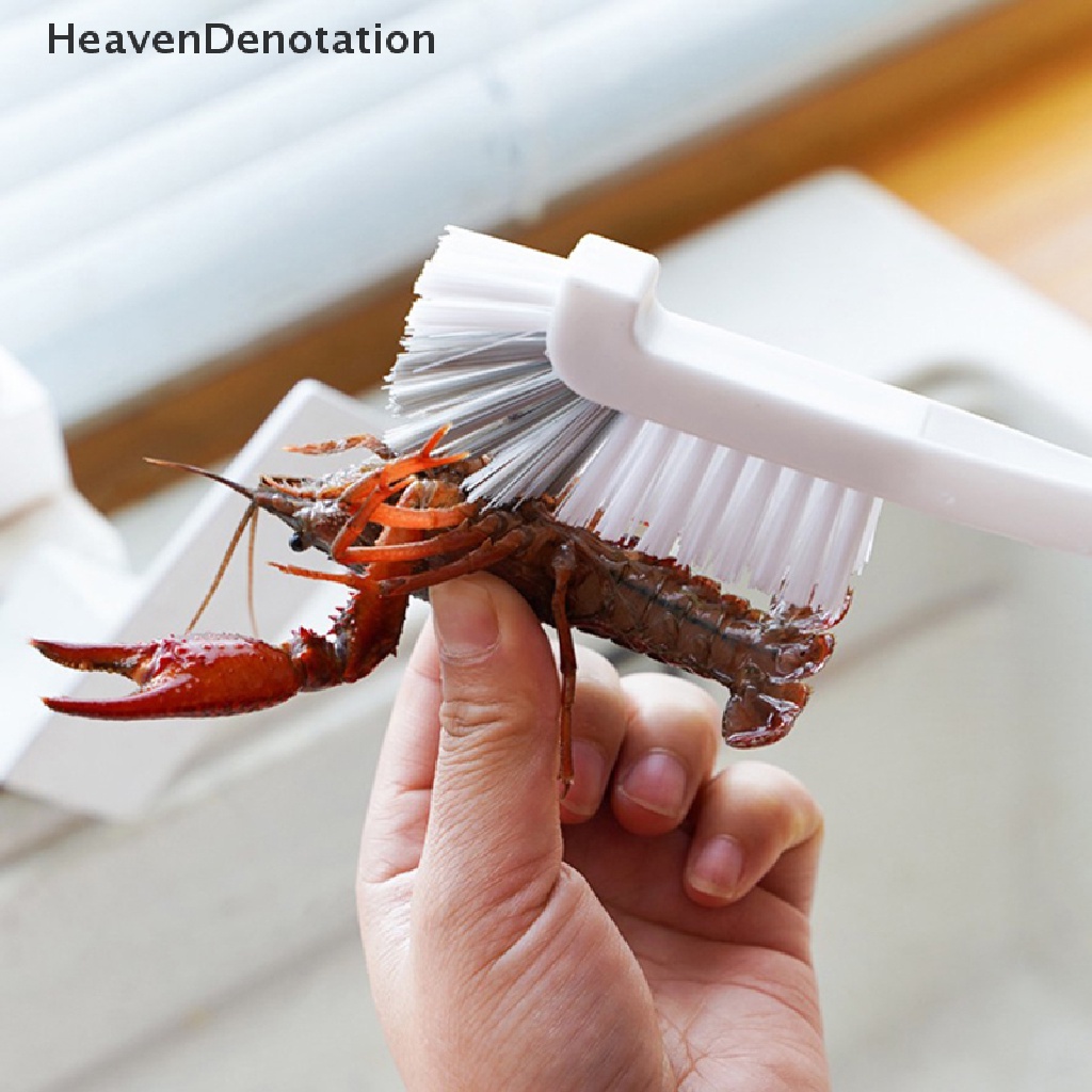 [HeavenDenotation] Sikat Pembersih Dapur Kamar Mandi Sikat Pembersih Botol Tekuk Gagang Scrubber HDV