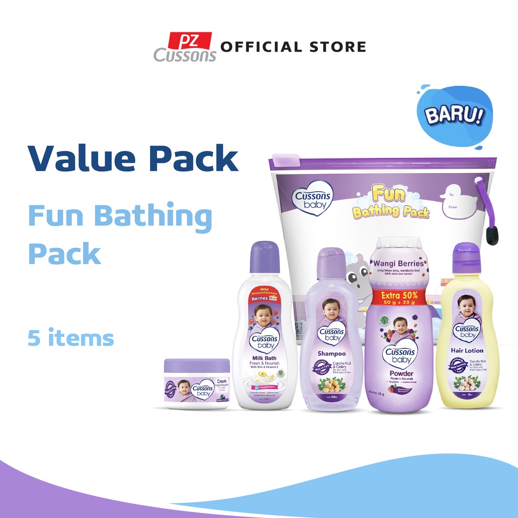 𝐑𝐀𝐃𝐘𝐒𝐀 - Cussons Baby Fun Bathing Gift Pack / Paket Hadiah Bayi