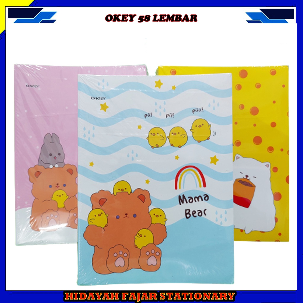 

BUKU TULIS / BUKU TULIS OKEY / BUKU TULIS 58 LEMBAR - 58 Lembar
