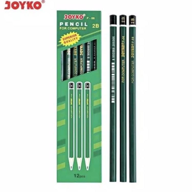 

S93 (ISI 12PCS) PENSIL KOMPUTER 2B JOYKO 1PAK GRATIS ONGKIR ㅱ