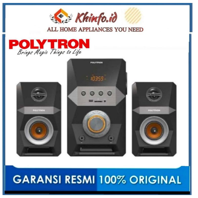 POLYTRON PMA 9522/PMA9522/SPEAKER MULTIMEDIA POLYTRON /POLYTRON SPEAKER BLUETOOTH PMA9522 GARANSI RE