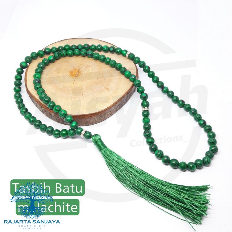 Tasbih Batu Malachite 99