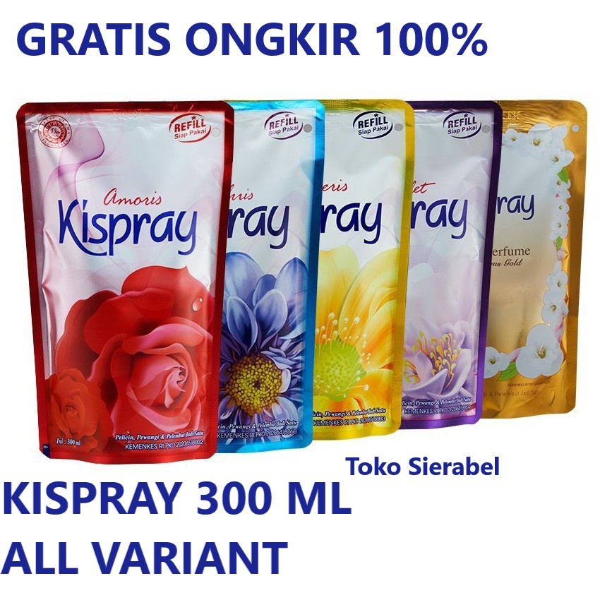 KISPRAY Pelicin Pelembut Pakaian Refill 300ML