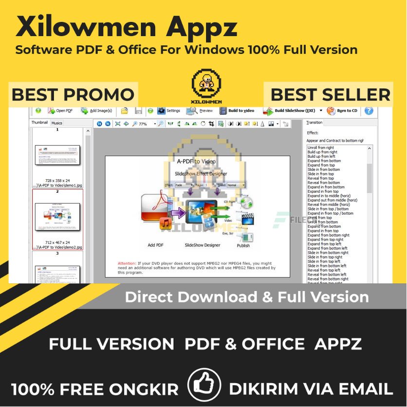 [Full Version]  A-PDF To Video Pro PDF Office Lifetime Win OS