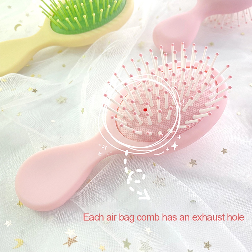 ღ Sanrio Girl Air Cushion Sisir Kawaii Cinnamorroll My Melody Lucu Kartun Perawatan Rambut Sisir Pijat Salon Tata Rambut Alat Mainan Hadiah