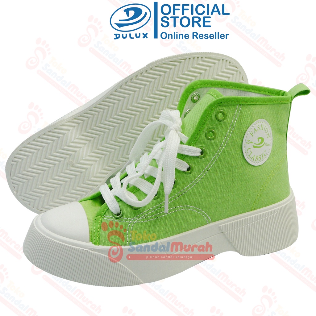 Toko Sandal Murah - Sepatu Konser Blackpink / Sepatu Kanvas Tinggi KPOP / Sepatu Sneaker Fashion Korean / Sepatu Santai Daily / Sepatu Wanita Ankle Tinggi / Sepatu Wedges Tinggi [DULUX BX 3010]