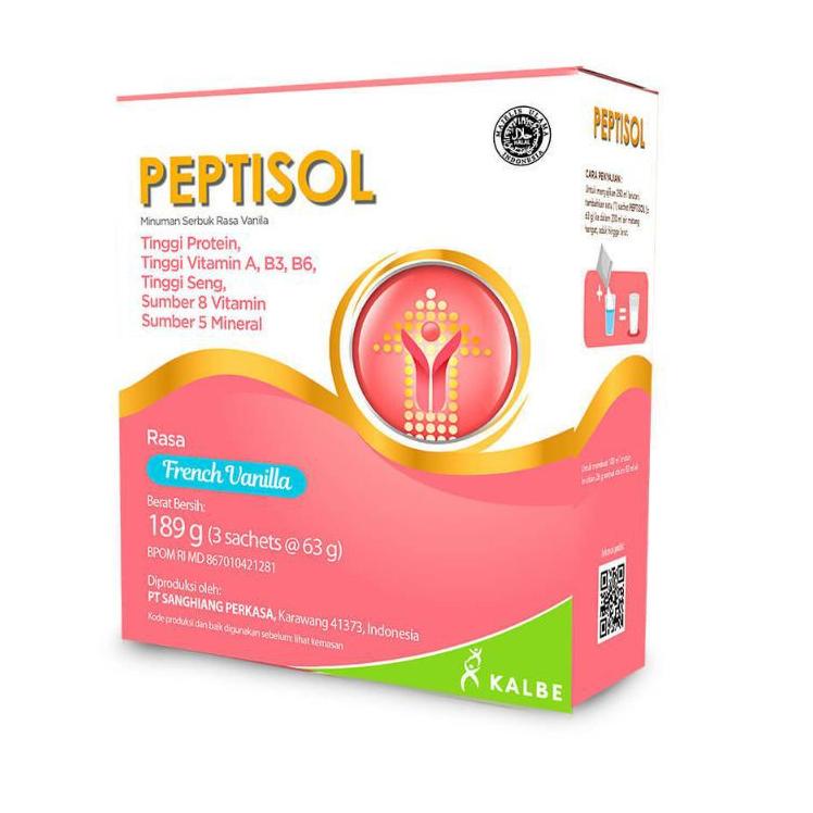 

D28 Peptisol vanila coklat 190/189 gr - nutrisi tinggi protein PENJUALAN TERBANYAK ザ