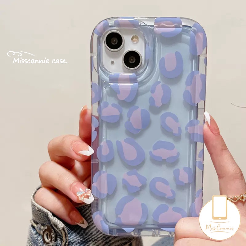 Fashion Case Motif Leopard Redmi 12C 10C 9 9A A1 10 9T 10A 9C NFC Redmi Note8 Note10 Note 11 10s 10 9 11s Note9 Note10s Note11 POCO F4 Shockproof Airbag Lembut Tpu Bening Penutup Belakang