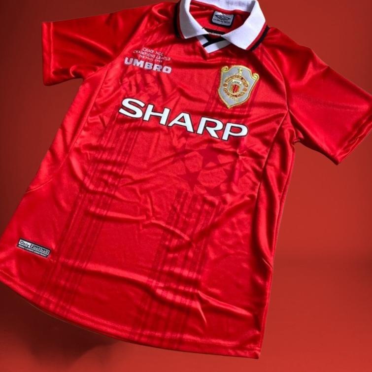 PALING LARIS Jersey Retro MU 1999 Champions