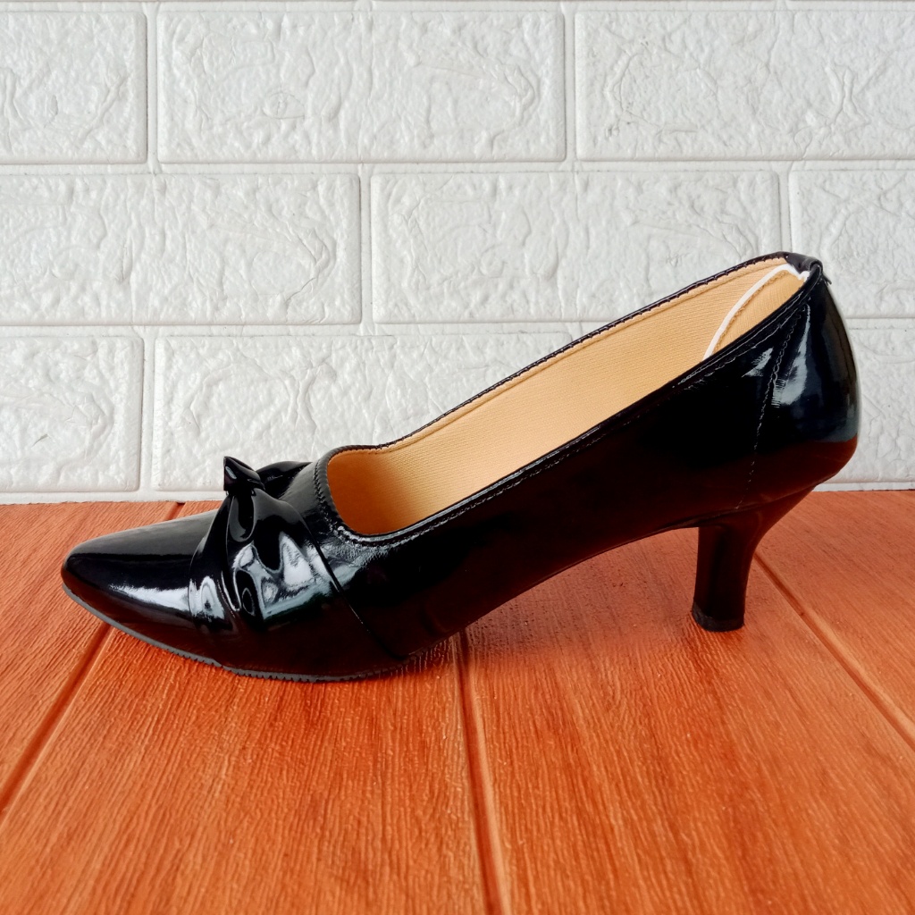 Zenith BLT 828-01 Sepatu Pantofel Wanita Hak Lancip Size 37-41