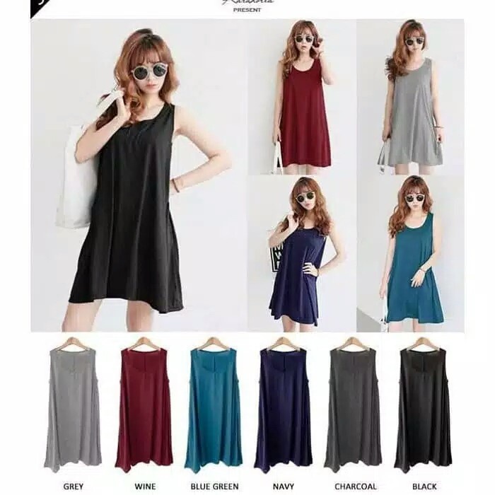 Tangtop Wanita Tank Top Wanita Daster Seksi Dress Sexy Mini Dress