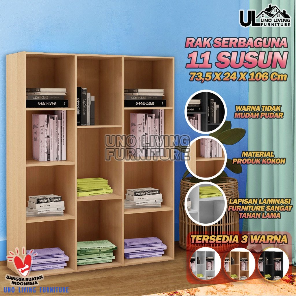RAK BUKU 11 SUSUN RAK SERBAGUNA RSG 7 RAK 2 PINTU RAK 11 SUSUN SERBAGUNA BUKU SUCITRA RAK MINIMALIS KEBUTUHAN RUMAH RSG 7 SUSUN