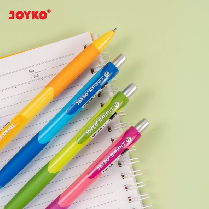 

Terlaris ✨ -Ball Pen Pulpen Pena Joyko BP-179 Spirit 0.7 mm grosir 12pcs- 2.2.23