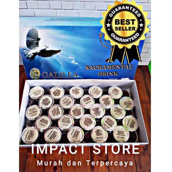 

Terbaru Terlaris Sirup Anggur Perjamuan Kudus Cup + hosti ayat isi 100 Khusus Gereja