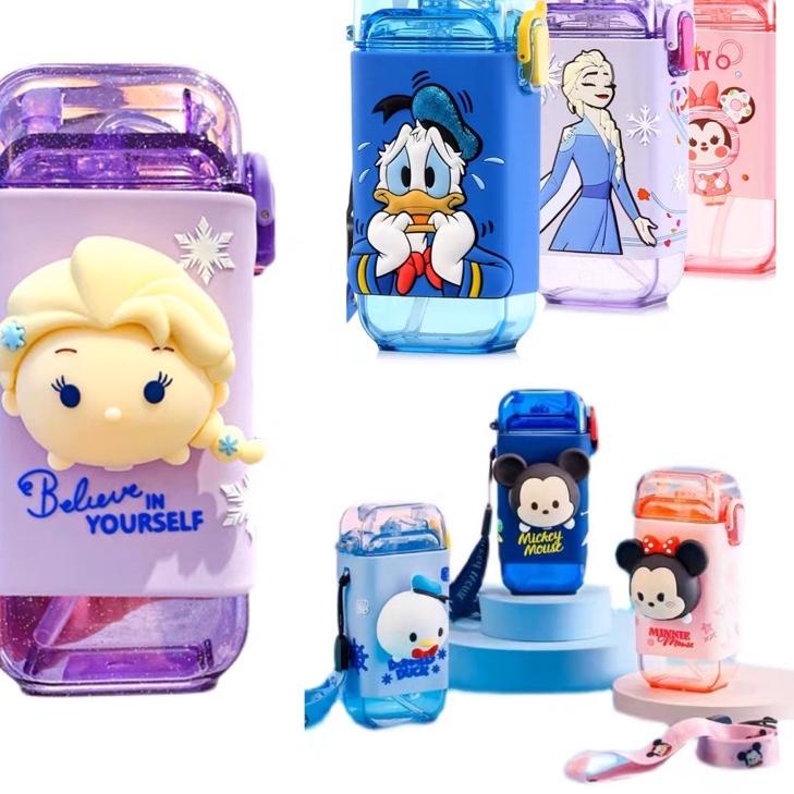 ⅎ botol minum disney square 3D bottle botol minum anak ✺