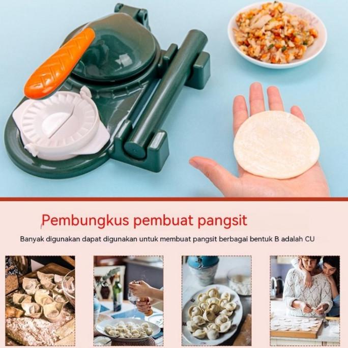 Alat Press Kulit Pangsit Dimsum Manual 3in1 set Cetakan Adonan Mantao Kue Serbaguna