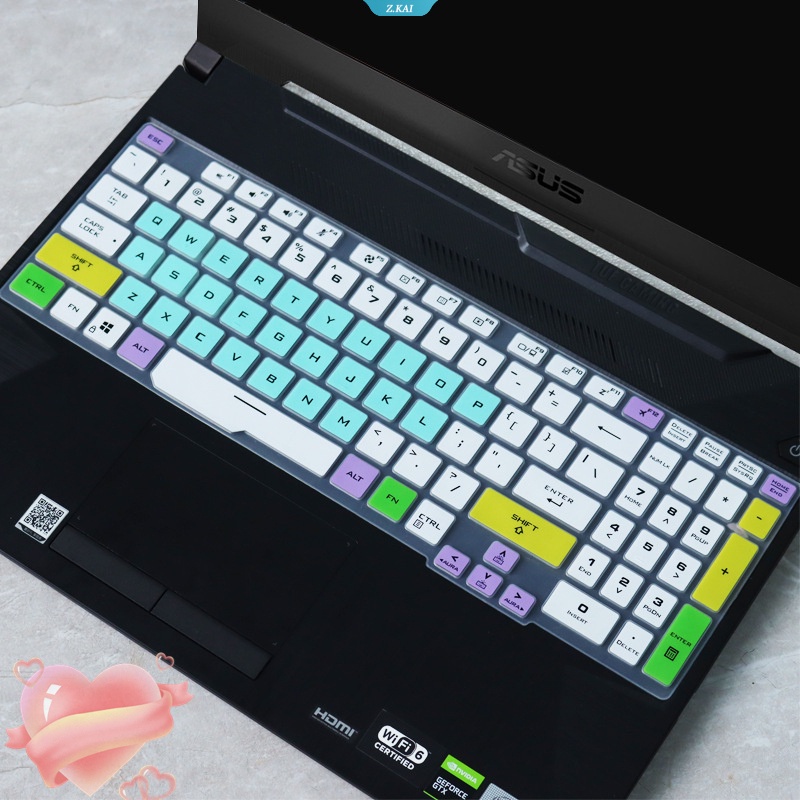 15.6-inch laptop keyboard Cover ASUS TUF A15 FA506 FA506iu Fa506ii / Asus TUF A17 FA706 Fa706ii FA706iu Gaming Silicone Keyboard Skin Protector 【 ZK 】