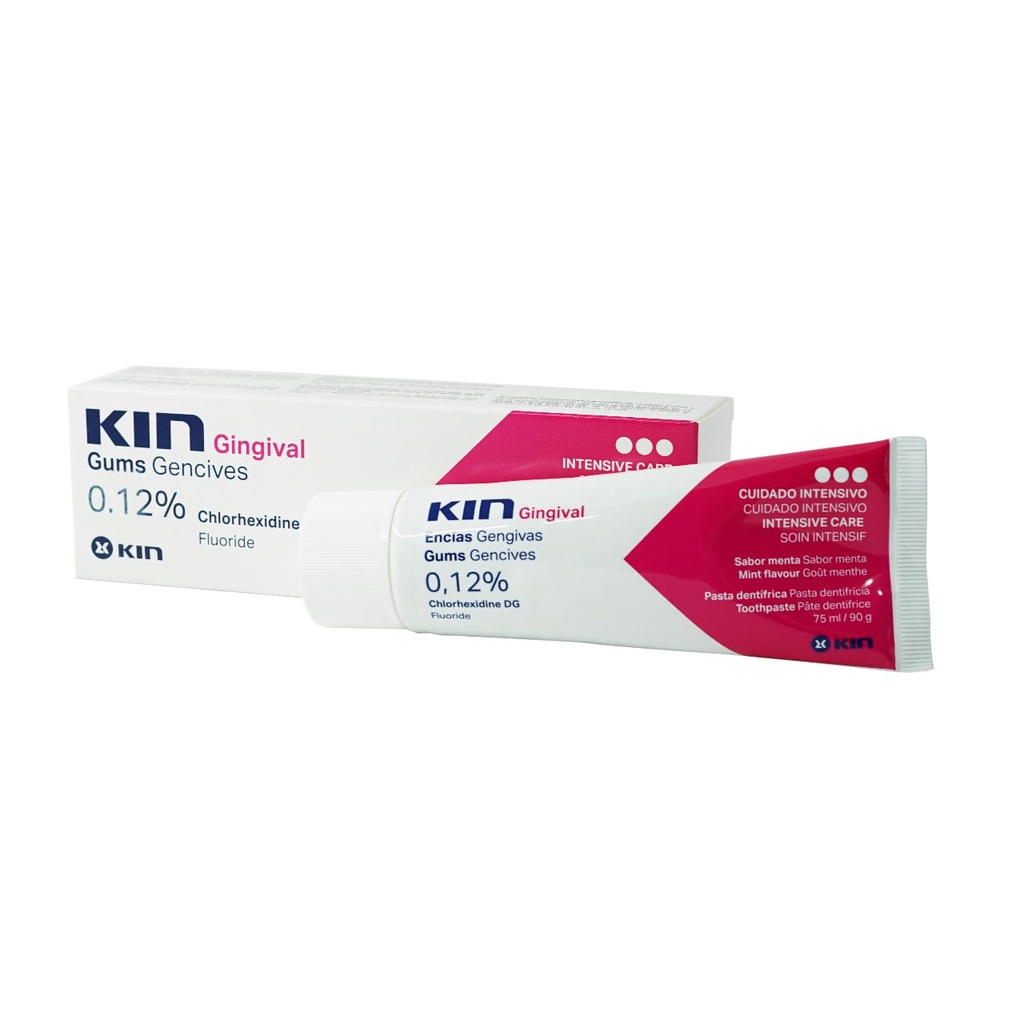 KIN GINGIVAL TOOTHPASTE 75ml pasta gigi periokin chlorhexidine tooth paste 90 gram