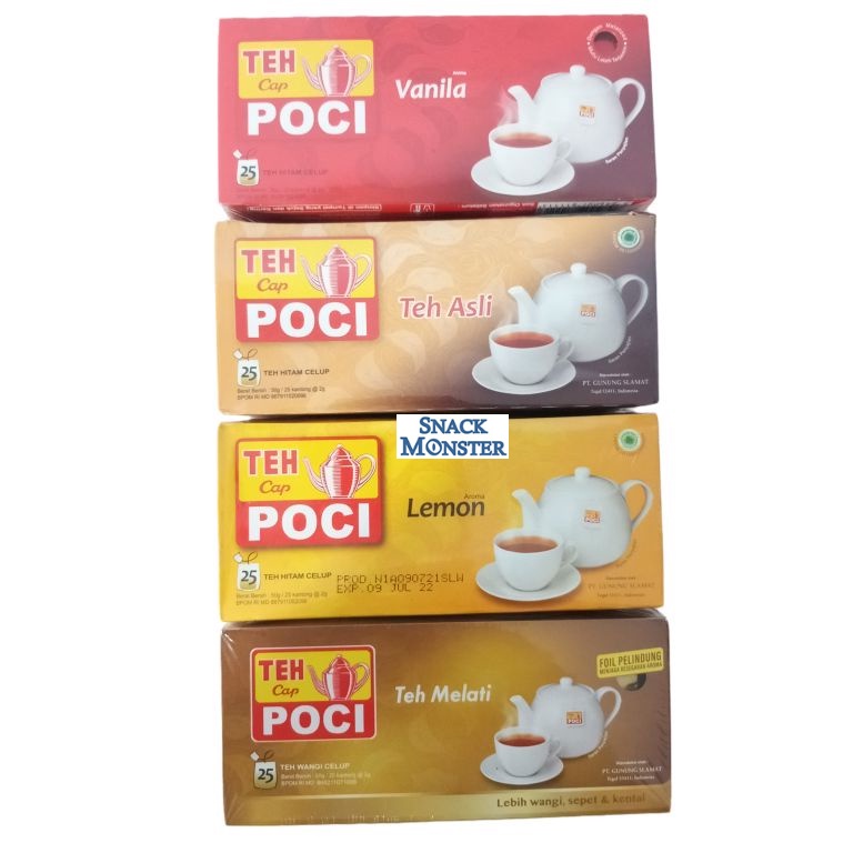 

Teh Celup Cap Poci - Netto 25 Bags x 2 gr