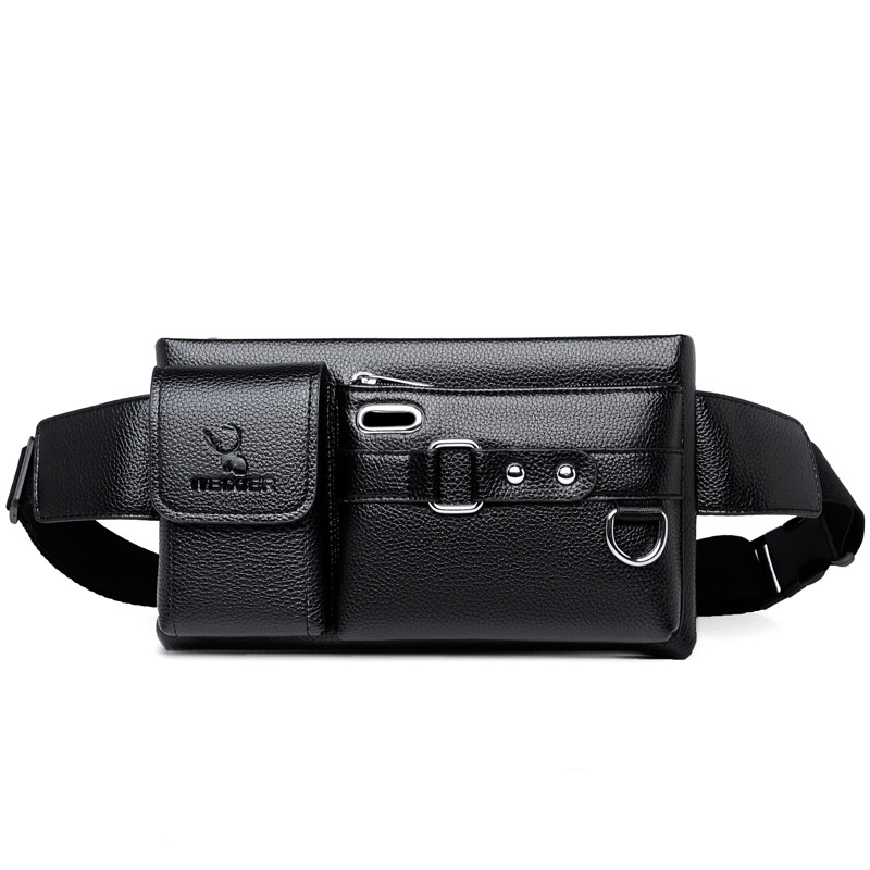 Tas Waist Bag Weixier 8117 - Hitam