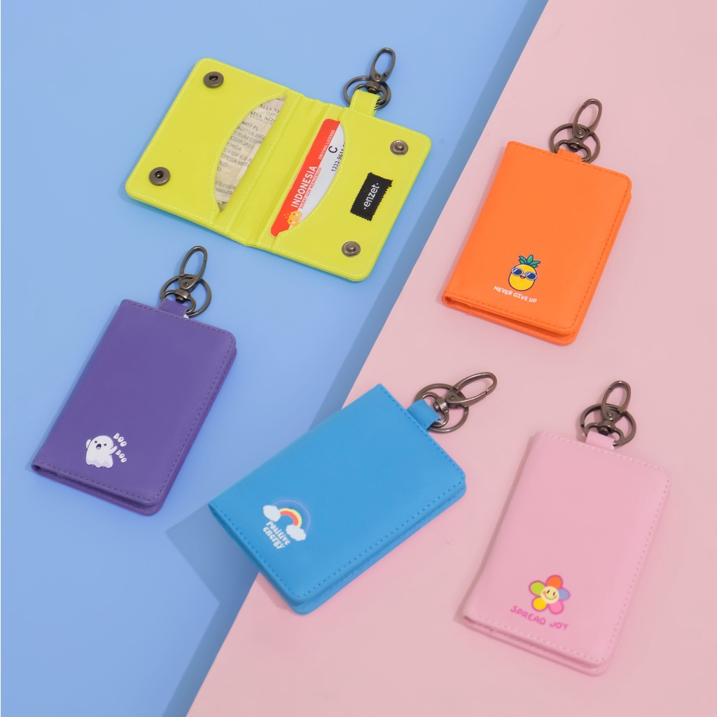 Dompet Kunci Mobil Motor Gantungan Kunci STNK Kartu E-TOLL SIM