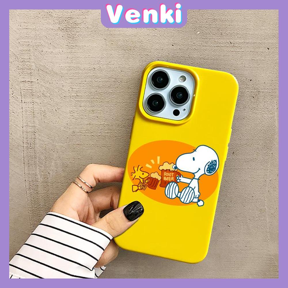 iPhone Case Soft TPU Glossy Yellow Candy Case Cute Cartoon Dog Camera Protection Shockproof For iPhone 14 13 12 11 Pro Max 7 8 Plus X XR