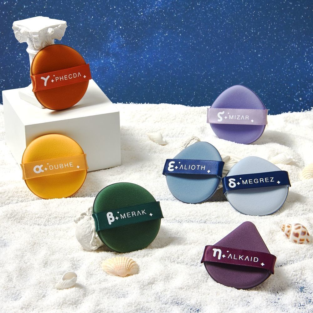 Spons Makeup Segitiga / Spon Bedak Bentuk Pizza Triangle Powder Puff Model Ujung Lancip Untuk Sudut 