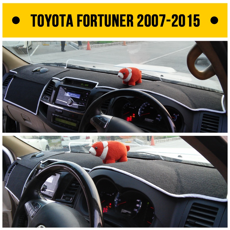 Selimut Cover Dashboard Mobil TOYOTA FORTUNER GEN 1 2007-2015 Pelindung Dasbor - Alas Taplak Dasbord