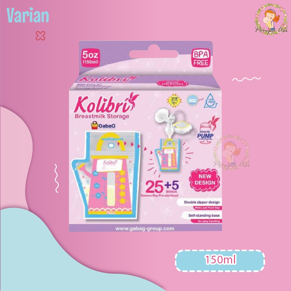 Kantong Asi Gabag 100 ml/120ml/150ml/180ml