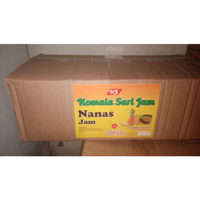 

SELAI NANAS JAM ROTI KOMALA SARI 10KG - KARTON