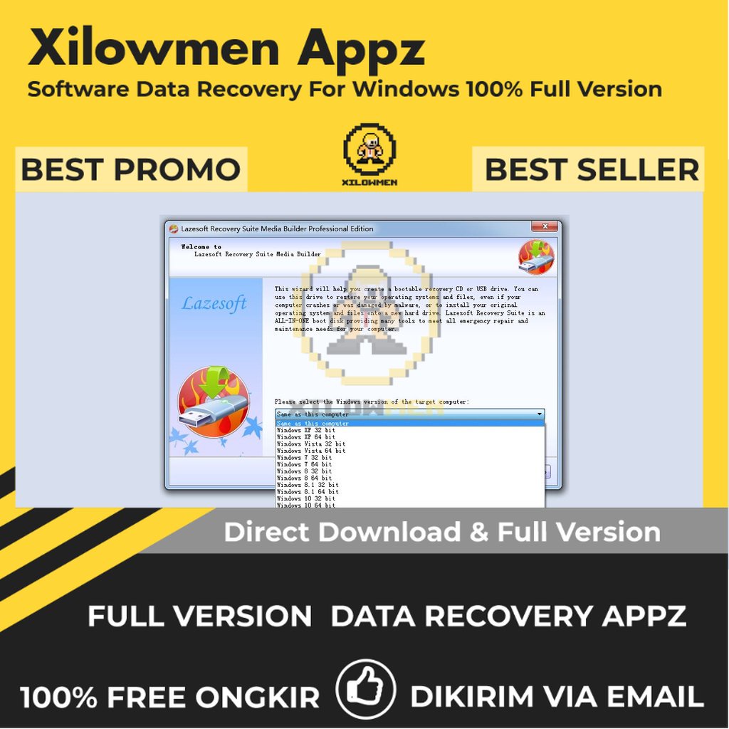 [Full Version] Lazesoft Recovery Suite Pro Lifetime Data Recovery WIN OS