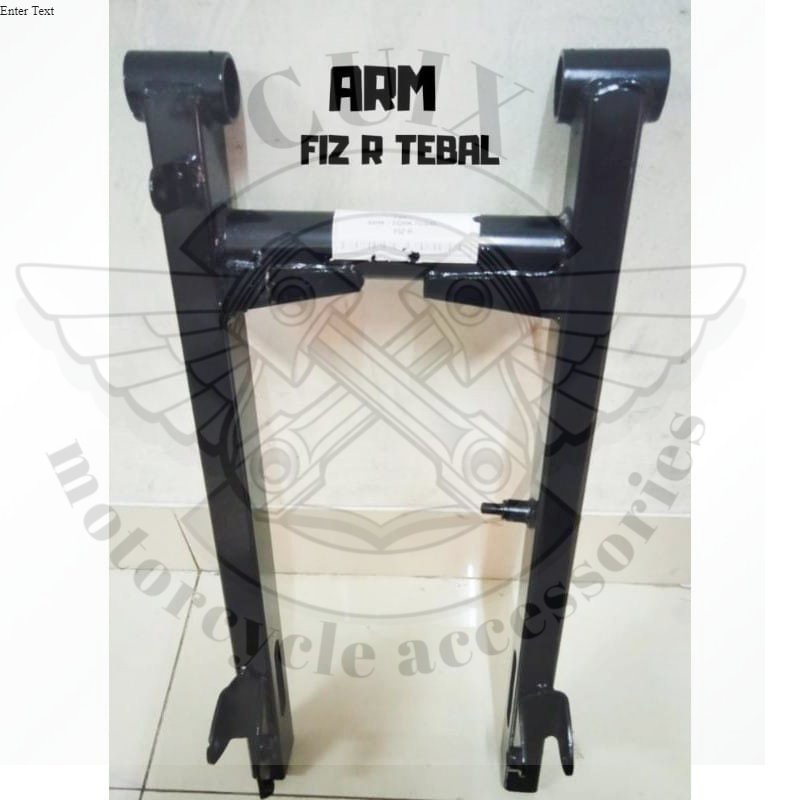 SWING ARM FIZ R VEGA R LAMA STANDARD HITAM &amp; CROME BAHAN TEBAL MERK MSJ