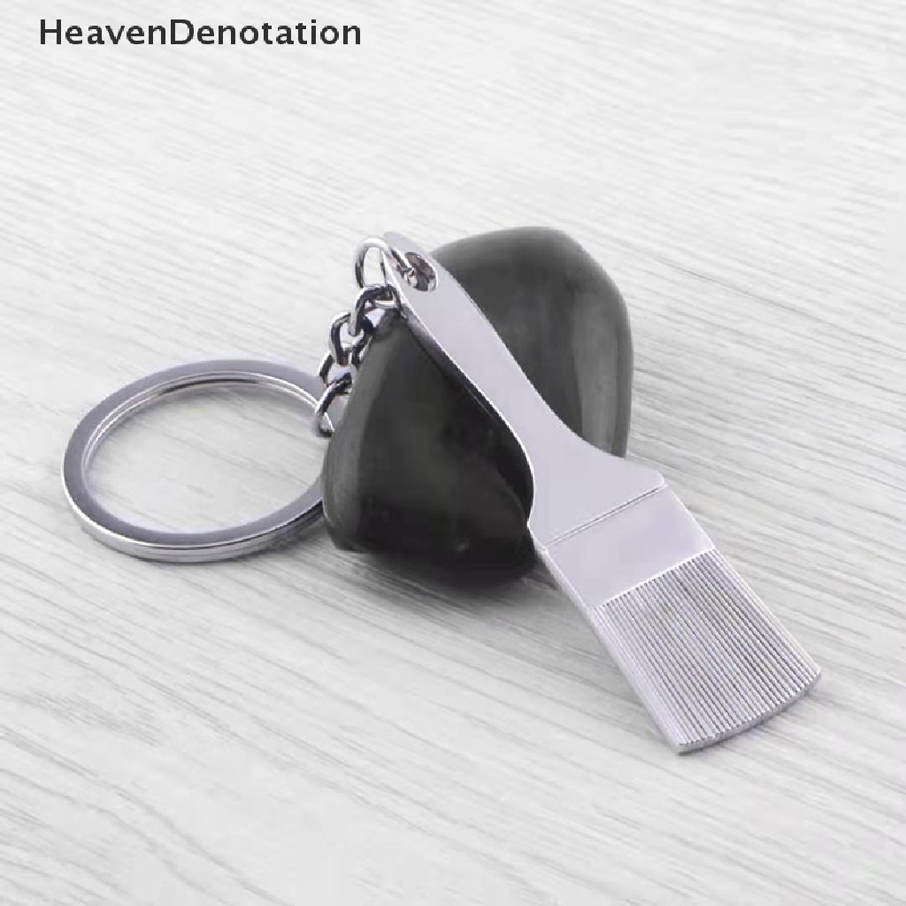 [HeavenDenotation] Alat Sikat Logam Gantungan Kunci Fashion Zinc Alloy Key Ring Man Car Key Chains HDV