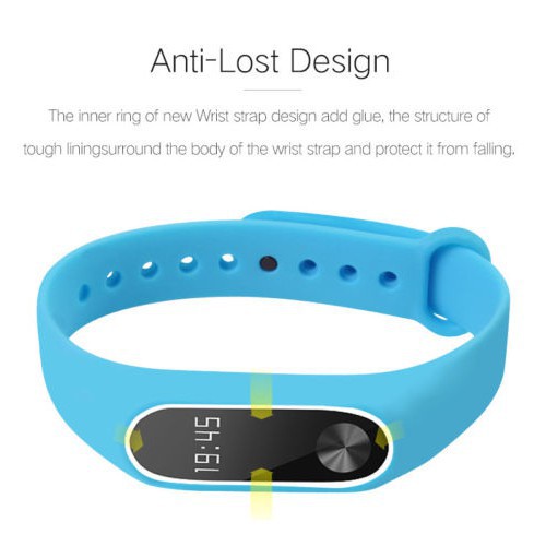 Gelang Tali Jam Tangan Silicon Wrist Strap Pengganti XIAOMI MI Band2/Hot Sale