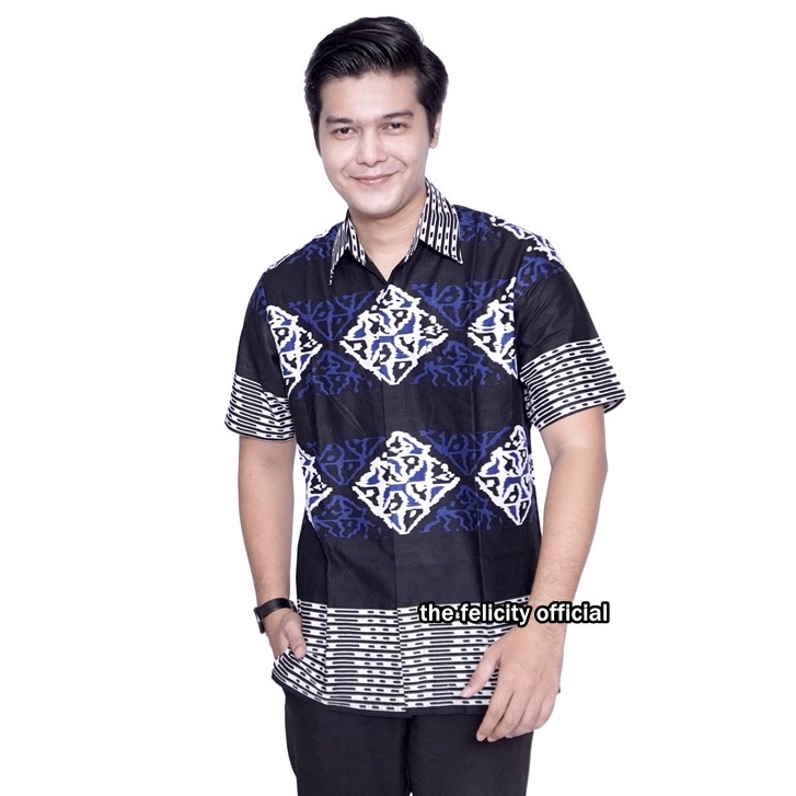 Batik Wanita Couple Bolero Atasan Wanita Simple dan Hem Kemeja Pria