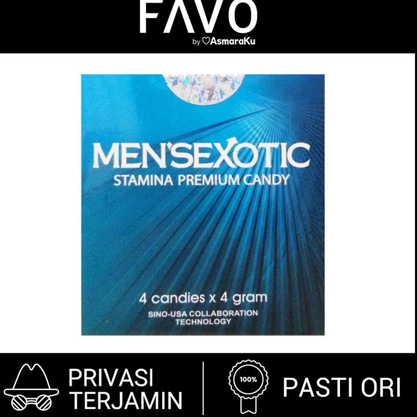 STAR Mensexotic Candy - 4 Butir - Permen Kuat Pria Tahan Lama