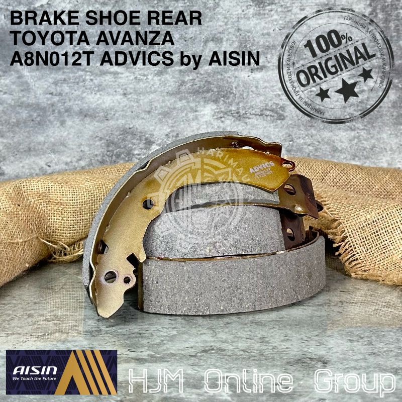 BRAKE SHOE - KAMPAS REM BELAKANG AVANZA XENIA ADVICS by AISIN JAPAN