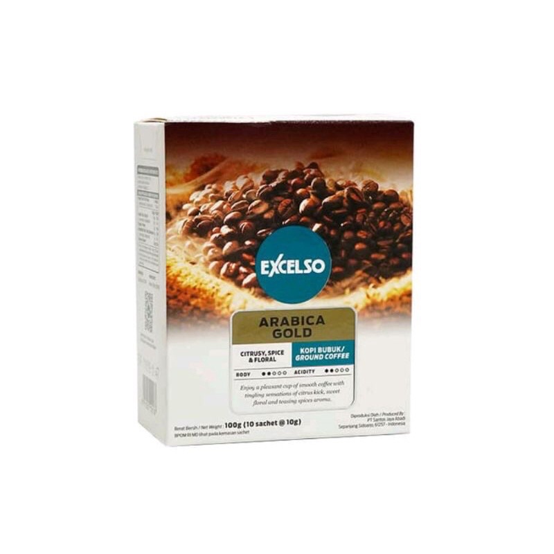 

Excelso Single Serving Arabica gold 10×1 (free hadiah)