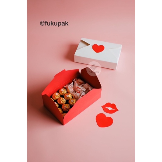 

Envelope Box (20 pcs) kotak bentuk amplop dus bunga cake cookie coklat snack