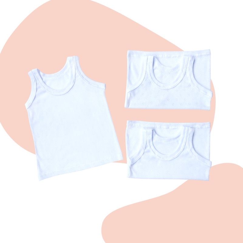 MEGA 6pcs singlet bayi / kaos dalam bayi / singlet anak / kaos dalam