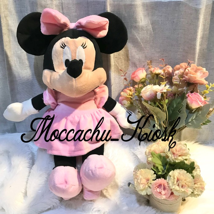 ✨ BISA COD ✨ Boneka minnie mouse pink