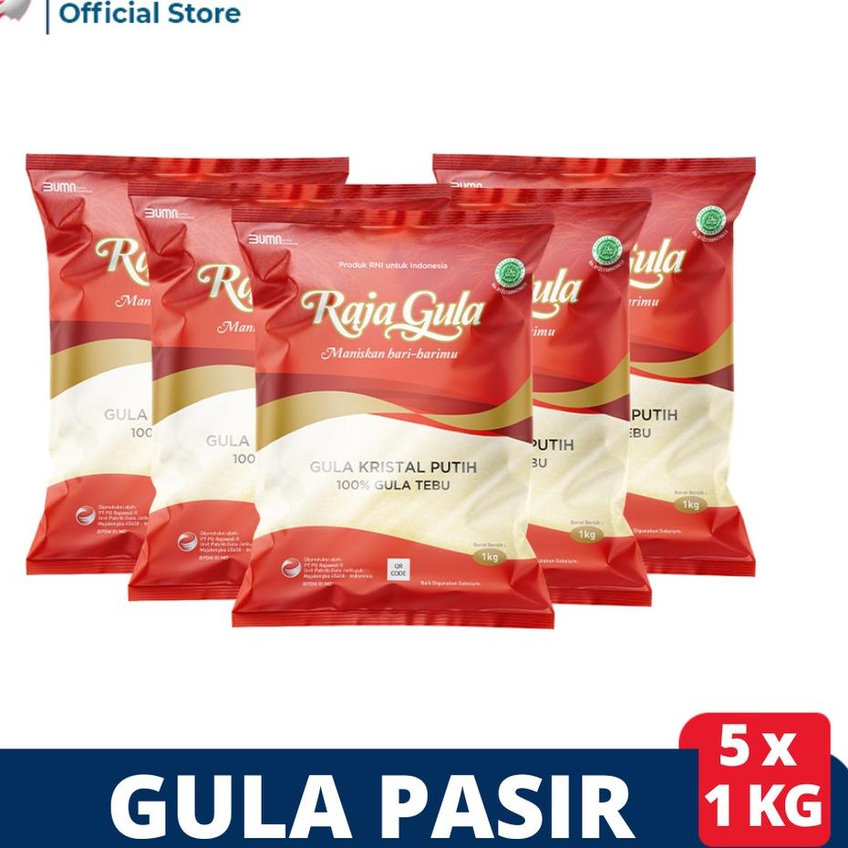 

☉ Raja Gula Merah Gula Pasir Kristal Putih 5 Pcs @ 1 Kg ➼